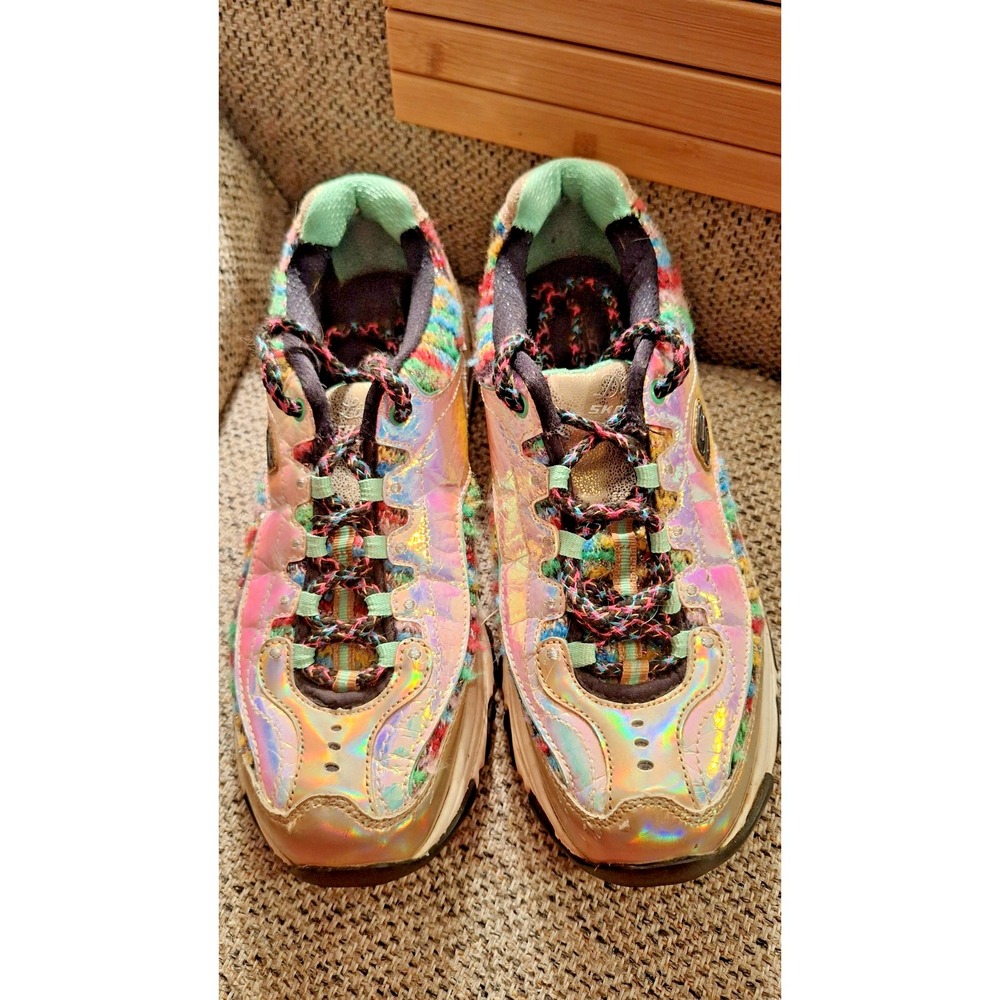Skechers D'Lites‎ Gold Dust Womesn Shoes Sz 8.5 used